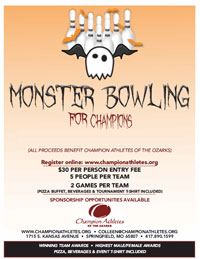 Monster Bowling For Champions Flyer